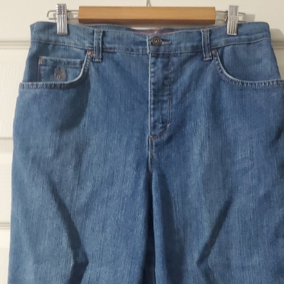 Gloria Vanderbilt Amanda jeans women's size 10 Vguc embellished back pockets - Picture 5 of 7
